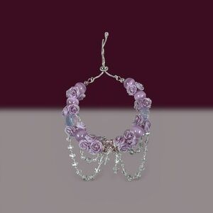 Elegant Purple Floral bracelet